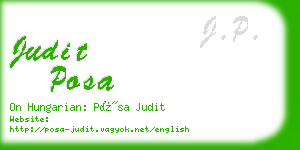 judit posa business card